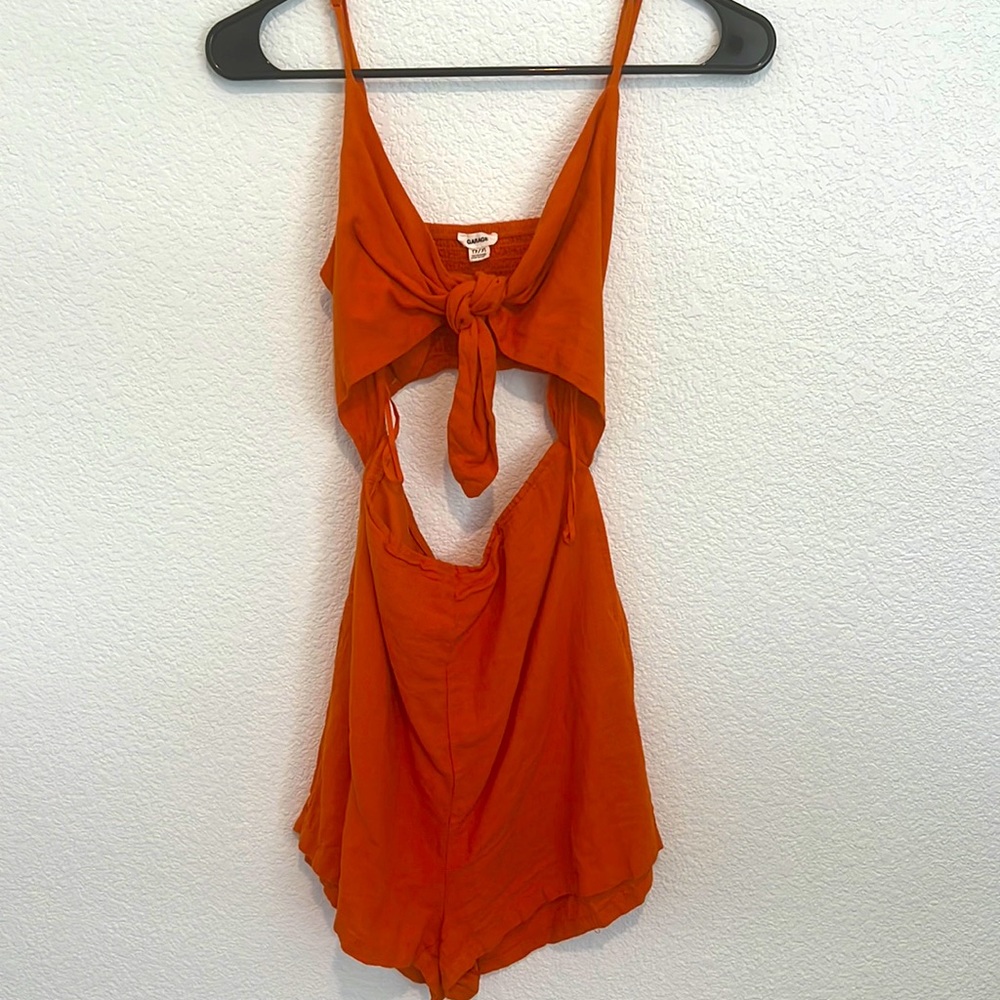 Orange Romper